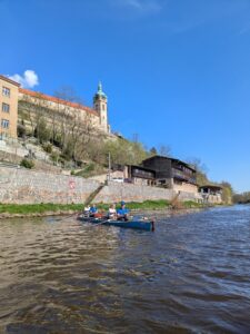 Wanderfahrt auf der Elbe von Řečany nad Labem bis Pillnitz mit dem Regensburger Ruderklub vom 14. – 19. April 2025