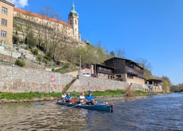 Wanderfahrt auf der Elbe von Řečany nad Labem bis Pillnitz mit dem Regensburger Ruderklub vom 14. – 19. April 2025